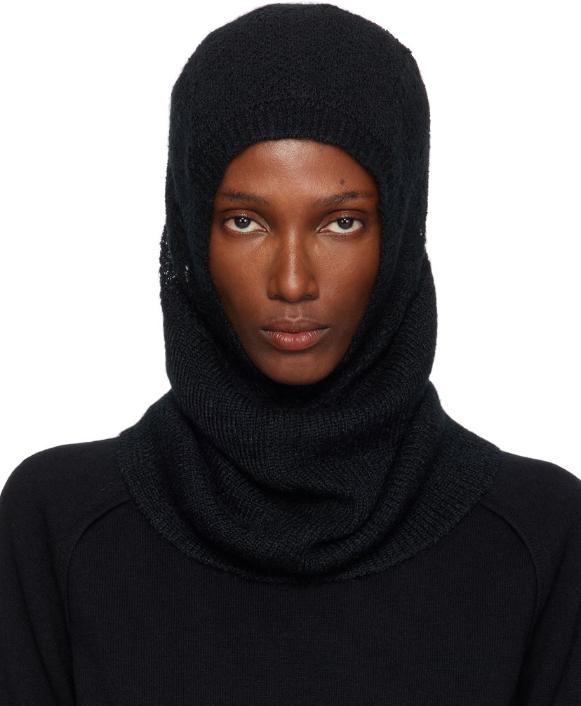 Klobúk Ann Demeulemeester Ann Demeulemeester Vali Knit Balaclava Čierna | 2520-W-HT08-KN070-099