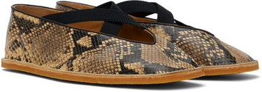 Šaty Dries Van Noten Dries Van Noten Leather Ballerina Flats Béžová | MS251-1485, 3