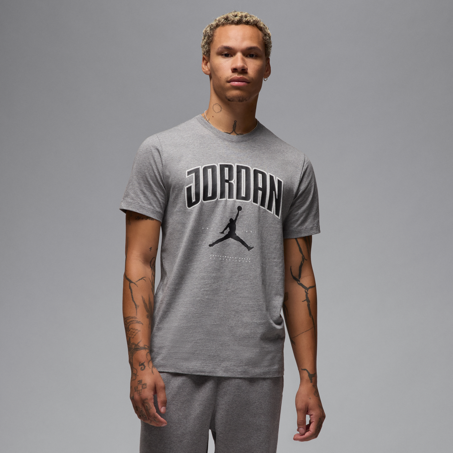Tričko Jordan Jordan T-Shirt Šedá | HQ0009-091, 0