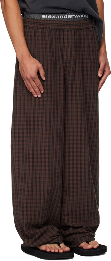 Nohavice Alexander Wang Alexander Wang Relaxed Trousers Modrá | 6WC3254885, 4