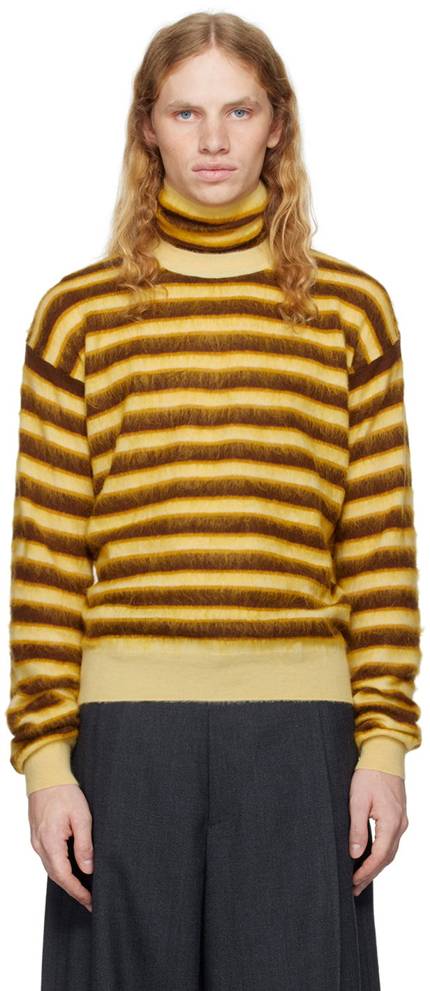 Sveter Marni Striped Turtleneck Sweater Rôznofarebný | GCMG0408Q0 UFW617, 0