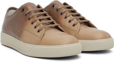 Tenisky a topánky LANVIN Tan DBB1 Gradation Leather Sneakers Béžová | FM-SKDBB1-DEGR-E25, 3