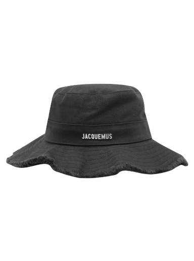 Klobúk Jacquemus Le Bob Artichaut Bucket Hat Čierna | 22E213AC002-5001-990