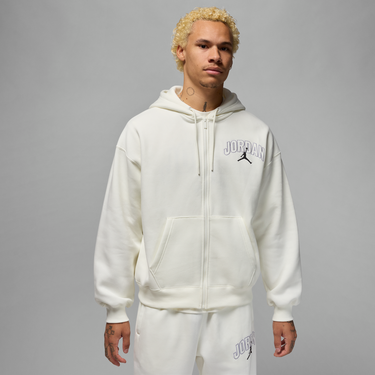 Mikina Jordan Jordan Brooklyn Fleece Full-Zip Hoodie Biela | IB7908-133, 2