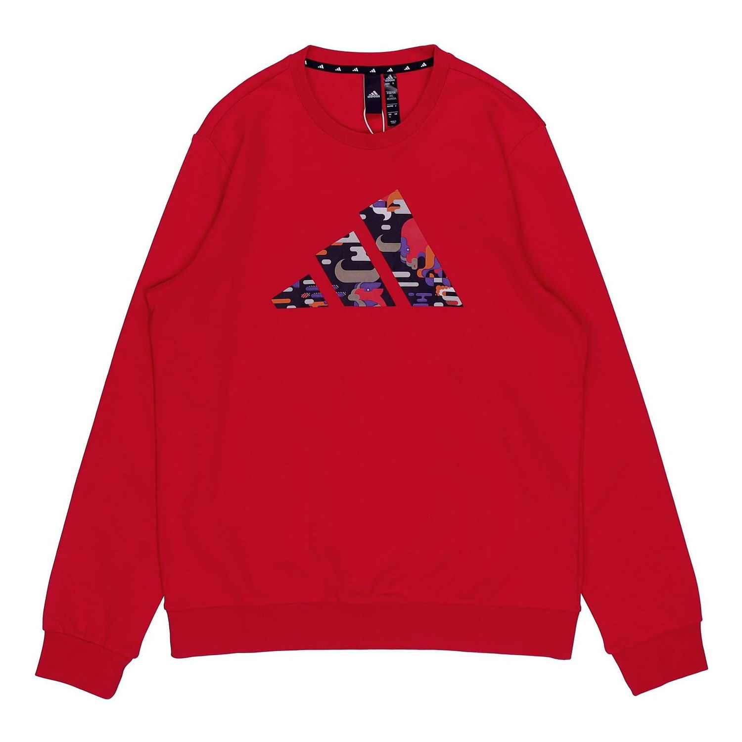 Sveter adidas Originals Graphic Logo Print Sweatshirt Červená | GP1838, 0