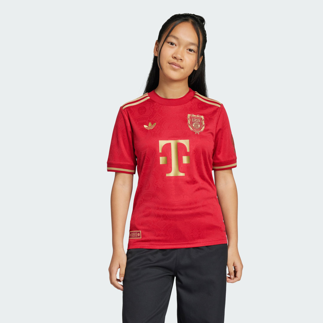 Dres adidas Performance FC Bayern Anniversary Kids' T-Shirt Červená | JE6782, 0