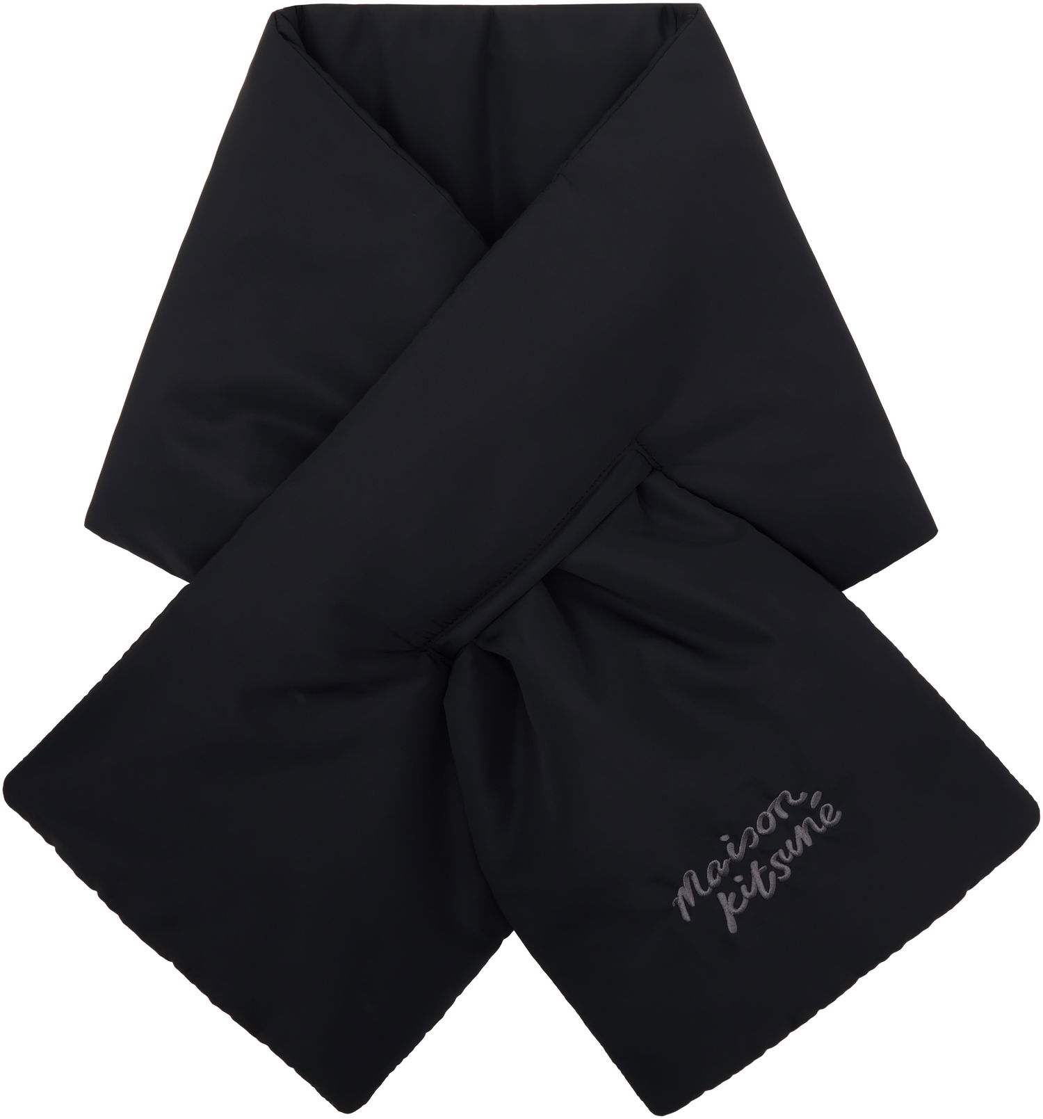 Šál MAISON KITSUNÉ Puffer Scarf Čierna | NM06202WQ4035, 0