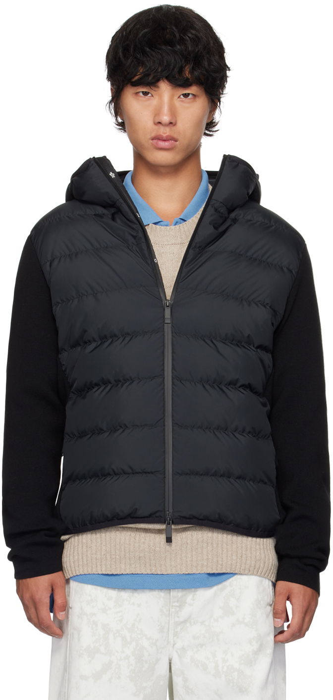 Bunda Moncler Black Paneled Down Jacket Čierna | J20919B00010M1122, 0