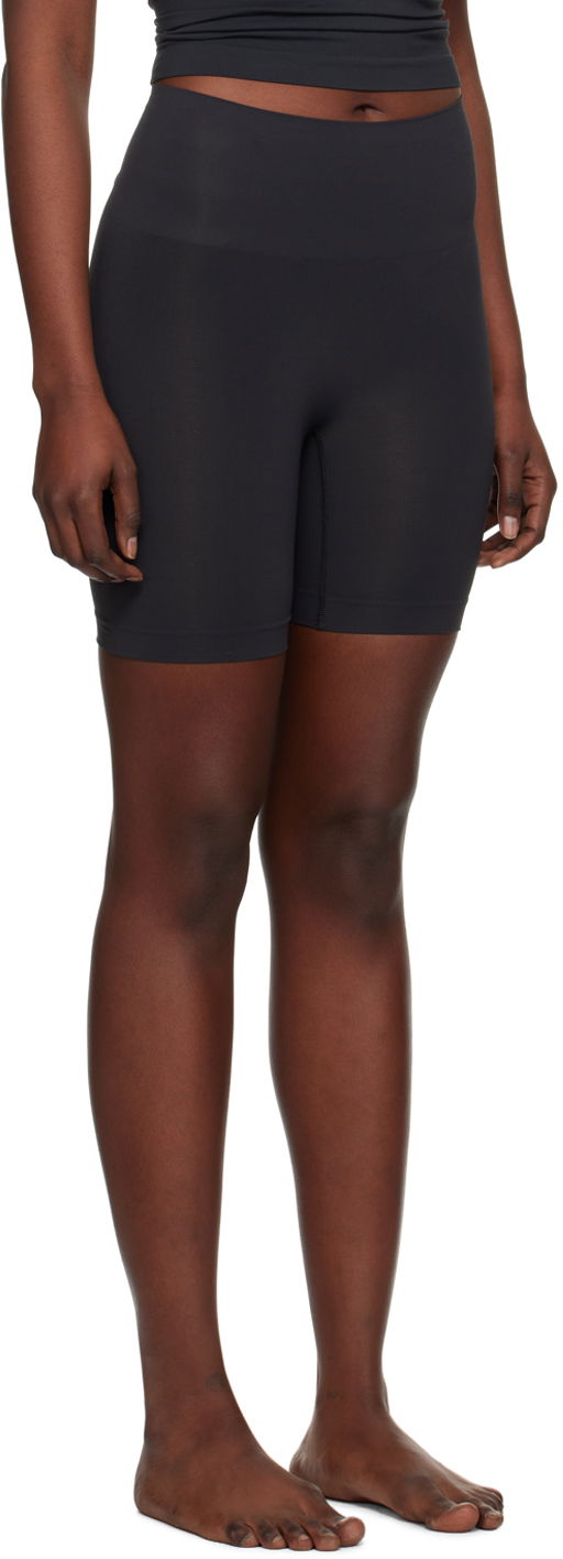 Nohavičky SKIMS SKIMS Seamless Sculpt Mid Thigh Shorts Čierna | SH-HWS-0188, 1