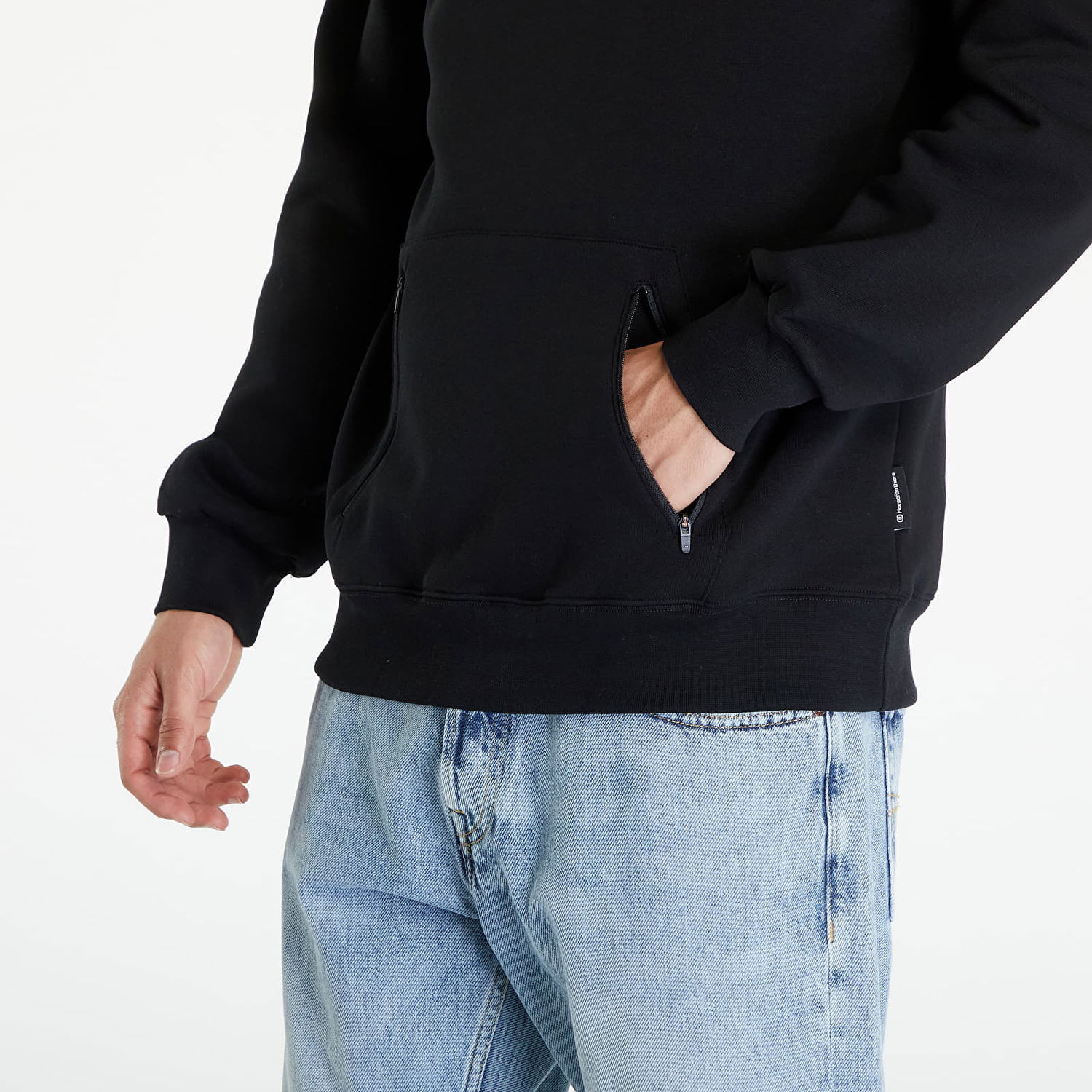 Mikina Horsefeathers Flair Sweatshirt Black Čierna | TM050A, 1