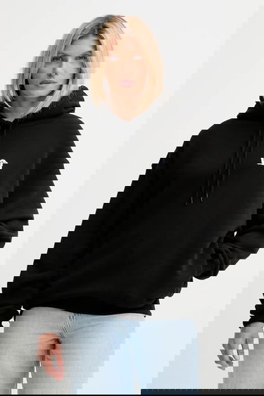 Mikina KENZO Kenzo Hoodie with Applique Čierna | FF62HO4534MB, 0