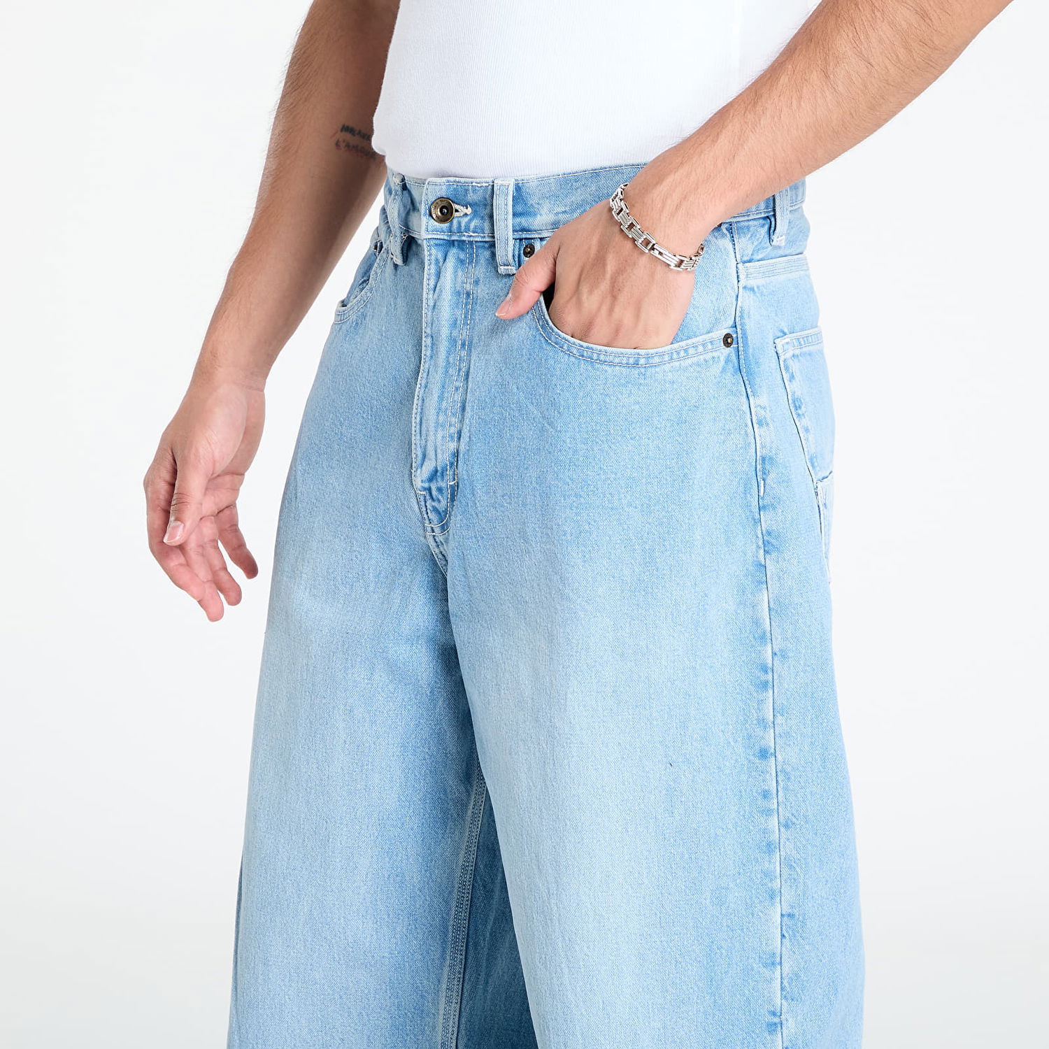 Džínsy Vans Vans LX Pant Jeans Modrá | VN000PJ1TTJ1, 1