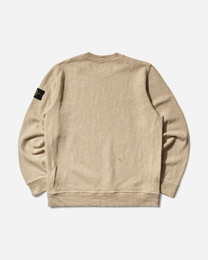 Mikina Stone Island Brushed Heavy Cotton Jersey Sweatshirt Béžová | K2S15-6100053-S0238 V009A