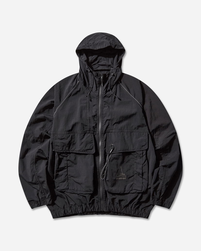 Vetrovka ROA Garment-Dyed Nylon Hooded Jacket Čierna | 5745221536 10