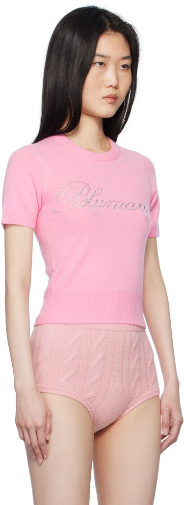 Sveter Blumarine Blumarine Cashmere Cropped Sweater Zelené | P522M548A, 4