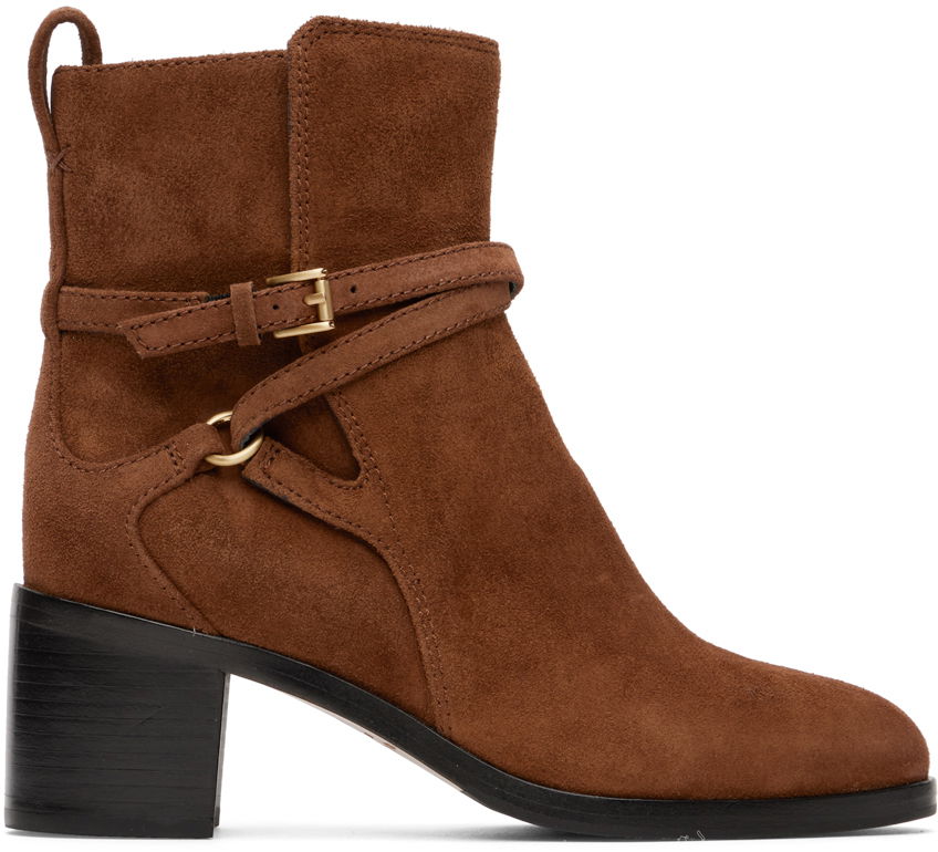 Oblečenie rag & bone Rag & Bone Suede Buckle Boots Hnedá | WFF22FF007F17, 0