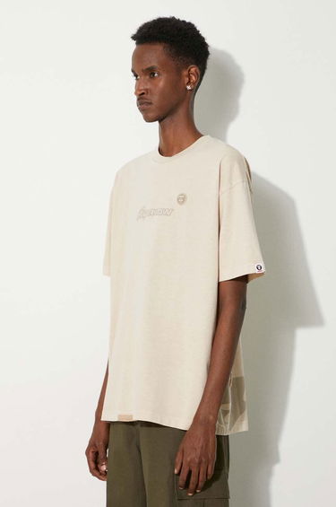 Tričko AAPE by A Bathing Ape AAPE Tee T-Shirt Béžová | AAPTEM1416XXM, 3