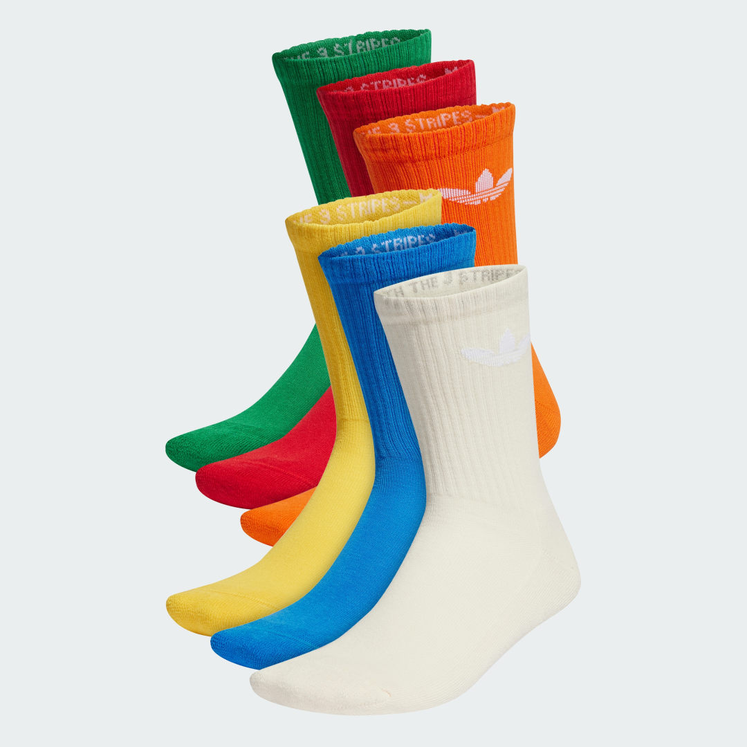 Ponožky adidas Originals Trefoil Cushion Crew Socks –⁠ 6 pairs Rôznofarebný | IT7571, 1