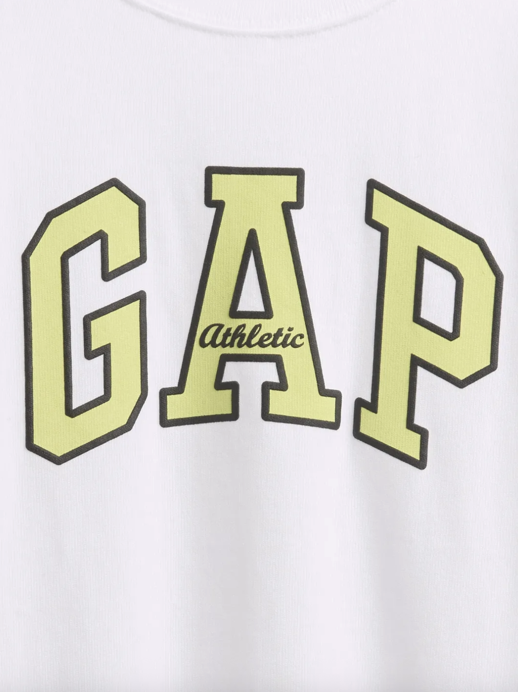 Tričko GAP T-Shirt Heavyweight GAP Athletic Logo Biela | 780335-02, 1