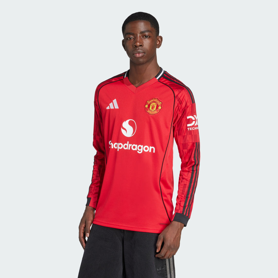 Dres adidas Performance Manchester United 25/26 Home Long Sleeve Jersey Červená | JP3037, 0