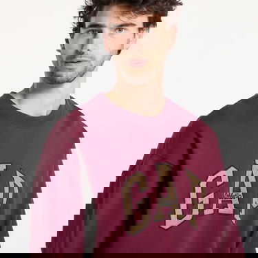 Mikina GAP Oversized Heavyweight Sweatshirt Vínová | 821259-02, 1