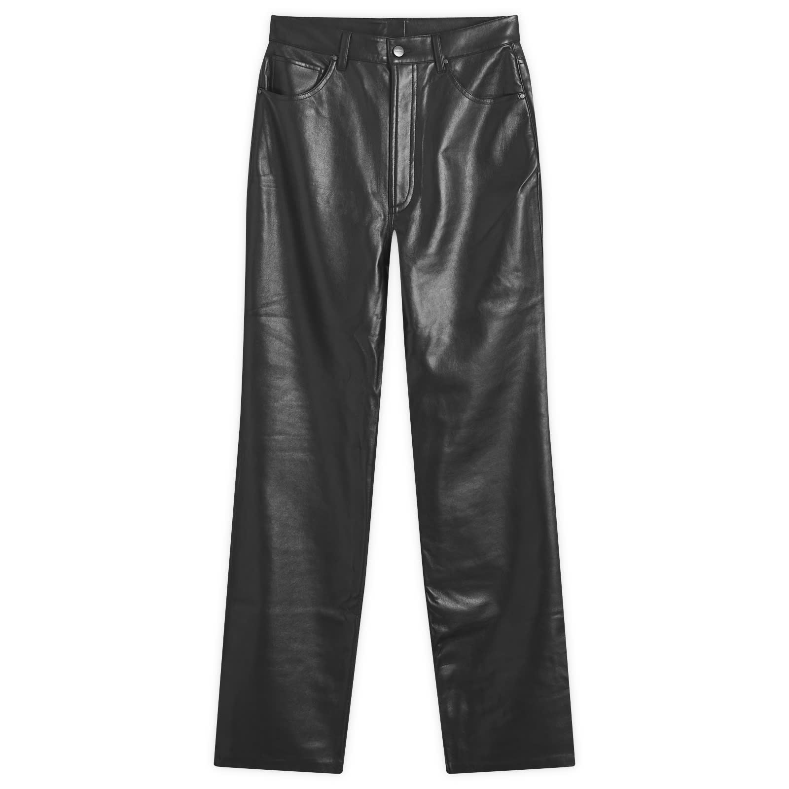 Black Leather Pants 25"