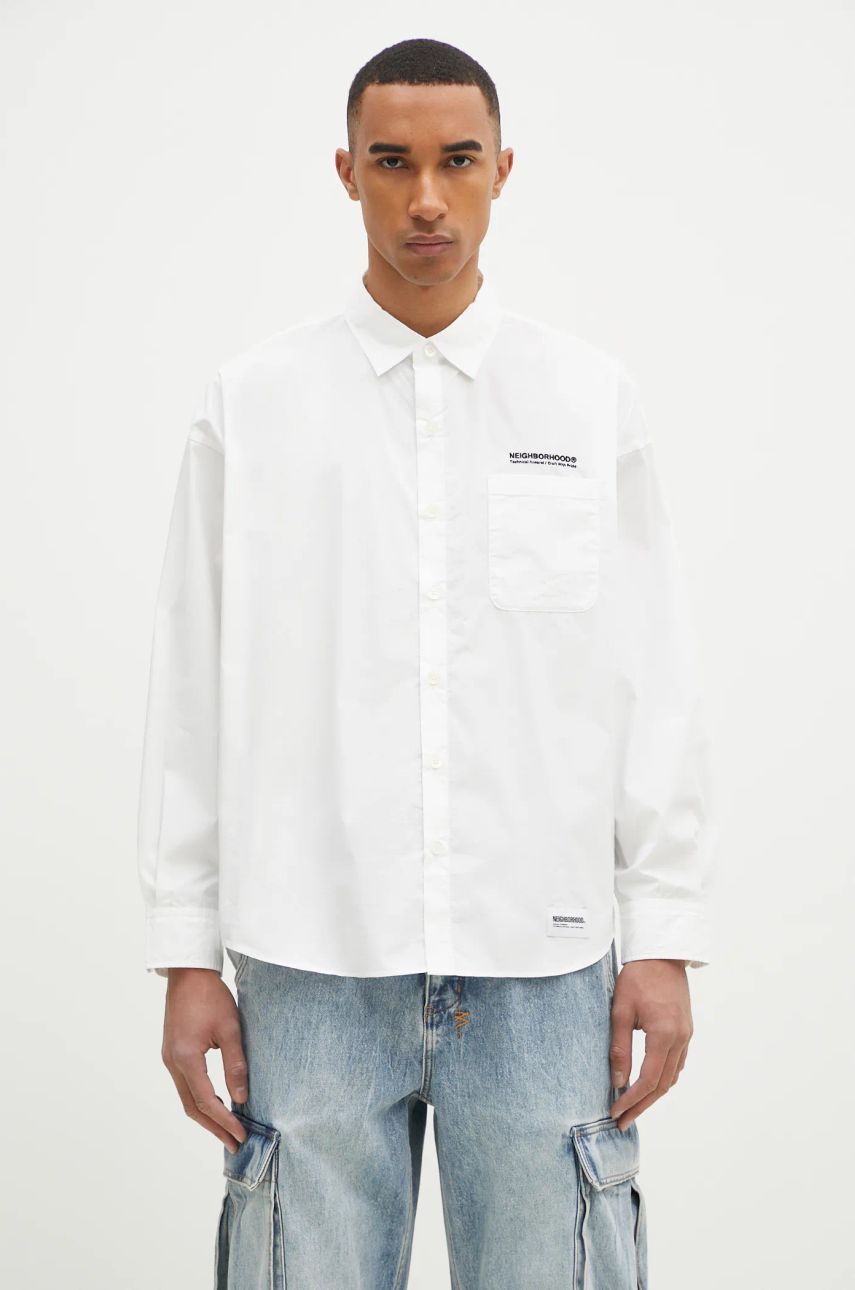 Košeľa Neighborhood NEIGHBORHOOD Relaxed Fit Shirt Biela | 242SPNH.SHM03, 0
