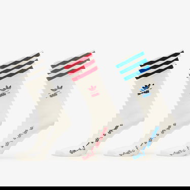 Ponožky adidas Originals adidas x Avavav Crew Socks Biela | JZ3032, 0