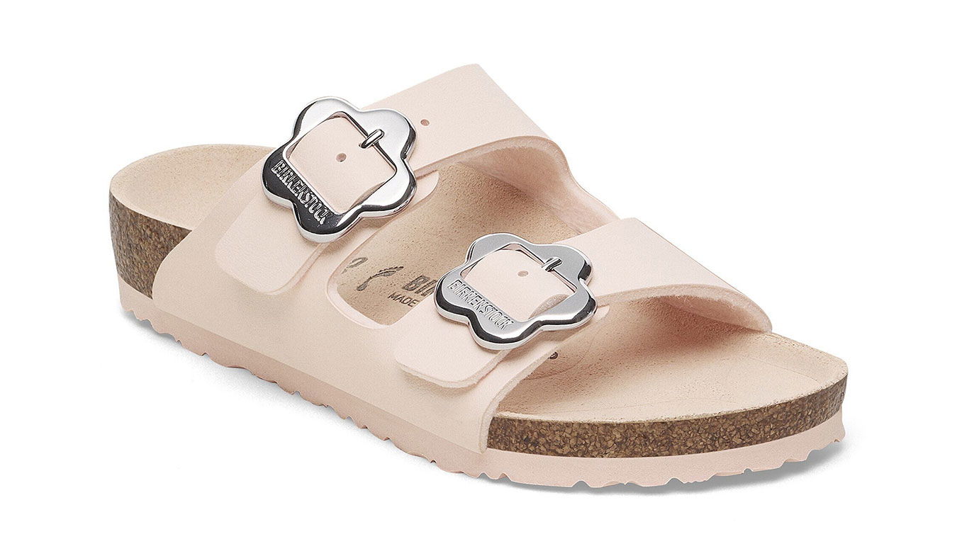 Tenisky a topánky Birkenstock Arizona Flower Buckle Birko-Flor Regular Fit Size: 34 Ružová | 1029442, 0