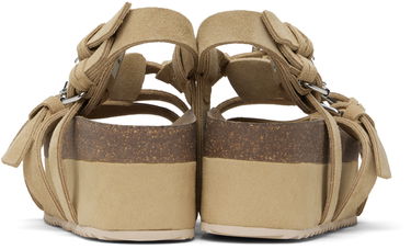 Starostlivosť o obuv R13 R13 Platform Suede Sandals Béžová | R13WS075-S212A, 1
