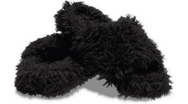 Tenisky a topánky Crocs Classic Shaggy Fur Slides Čierna | 210912-001, 1