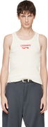 Charles Jeffrey LOVERBOY Ribbed Logo Tank Top