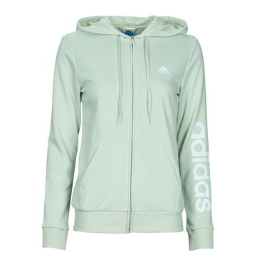 Mikina adidas Originals LOGO FULL-ZIP HOODIE Tyrkysová | HK9662, 0