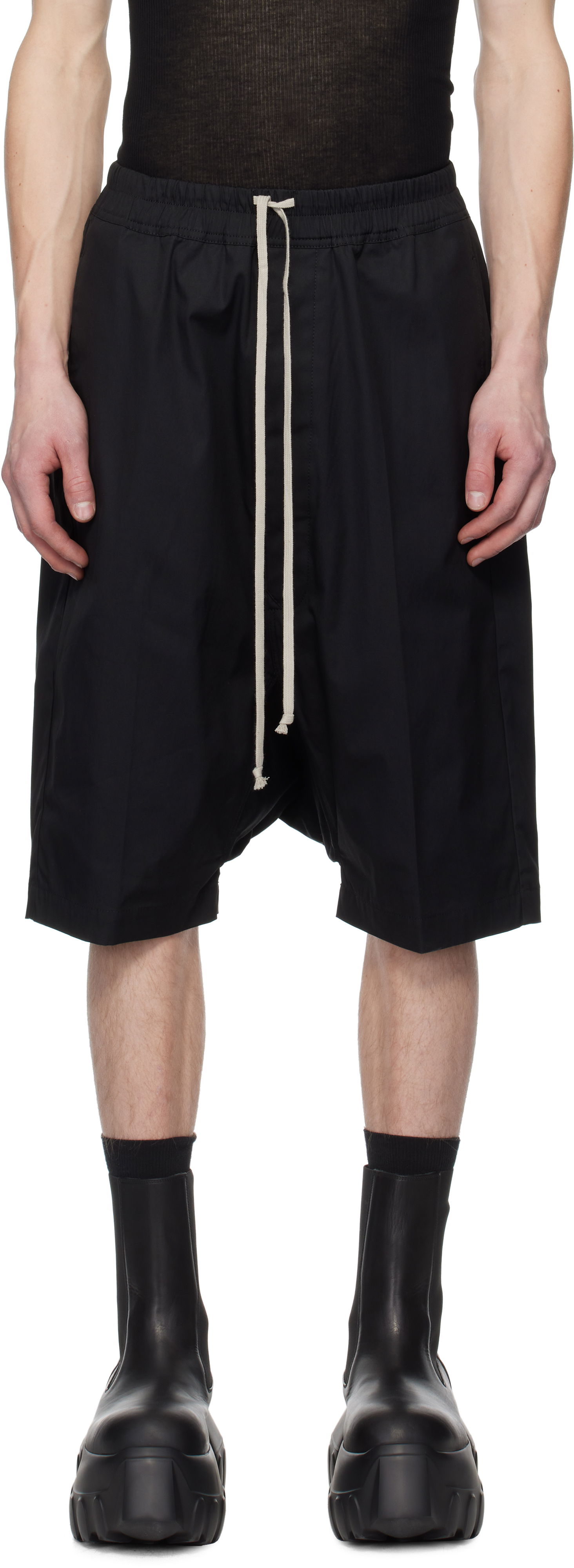Šortky Rick Owens Rick Owens Hollywood Pods Shorts Čierna | RU01E5384 TE, 0