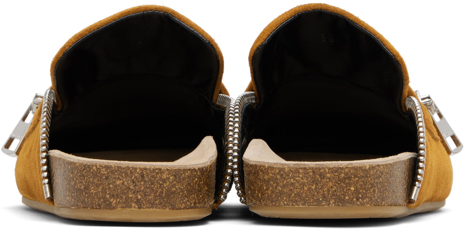 Tenisky a topánky JW Anderson Biker Suede Slip-On Loafers Hnedá | LF0071-LA0240, 1