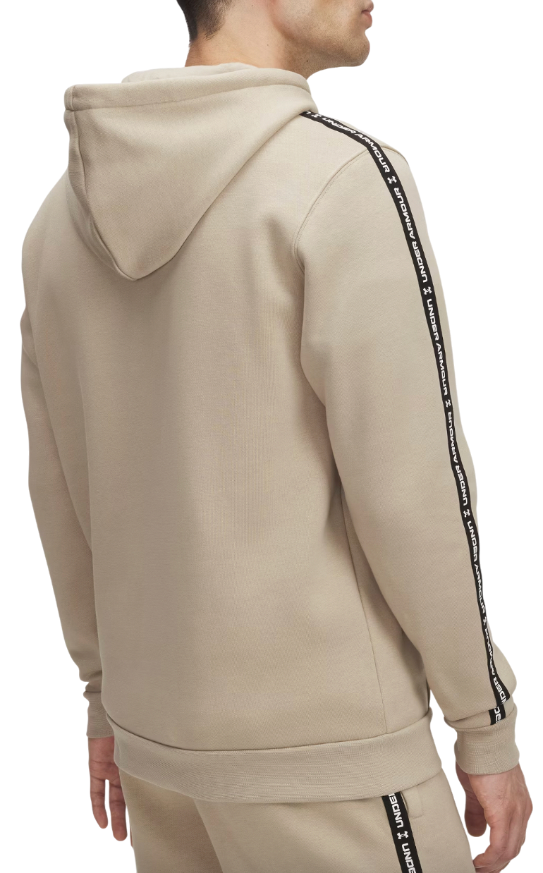 Mikina Under Armour Icon Fleece Hoodie with Taping Béžová | 1389356-299, 1
