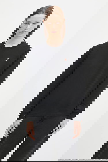 Tričko BAPE A Bathing Ape One Point Long Sleeve T-Shirt Čierna | 1K80211017, 0