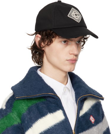 Šiltovka Casablanca Casablanca Pearl Diamond Baseball Cap Čierna | APS25-HAT-002-05, 1