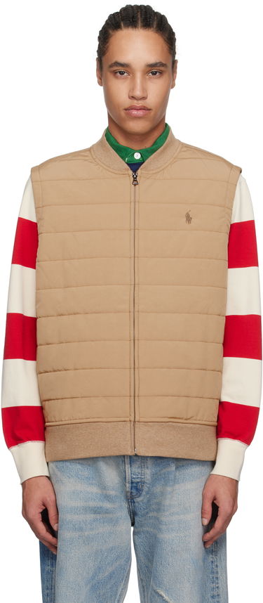 Vesta Polo by Ralph Lauren Ralph Lauren Piqué Double-Knit Vest Béžová | 710952075004, 0
