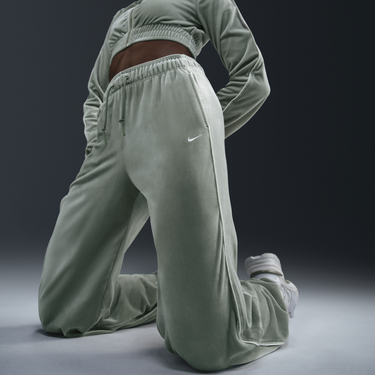 Tepláky Nike Velvet Running Pants Zelené | FZ3682-370, 2