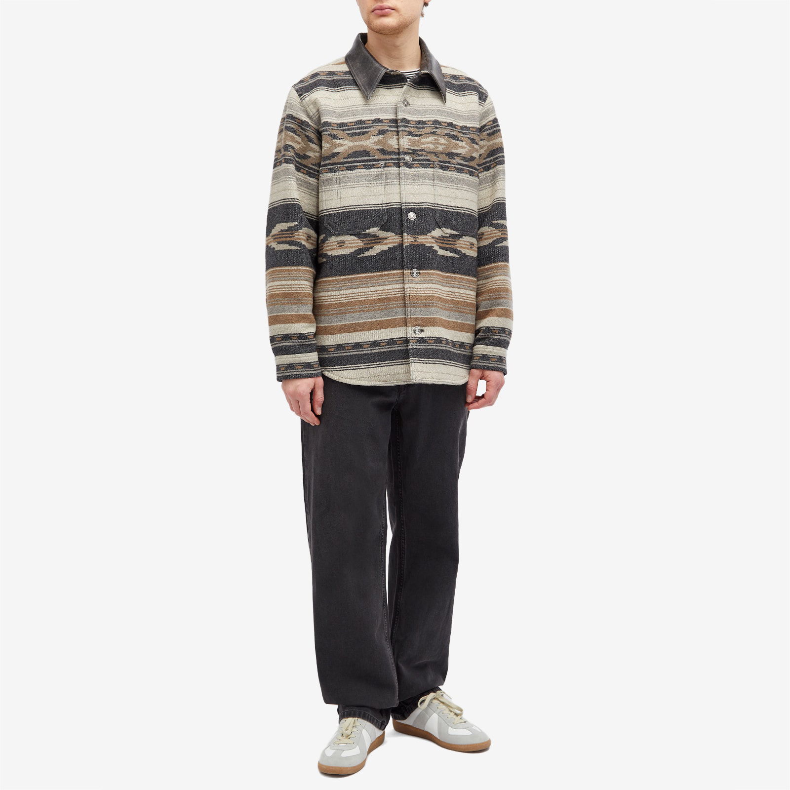 Geometric Print Overshirt