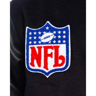 Bunda Mitchell & Ness NFL Blackout Collection Oakland Raiders Varsity Jacket Čierna | JK9935-ORABLCK, 2