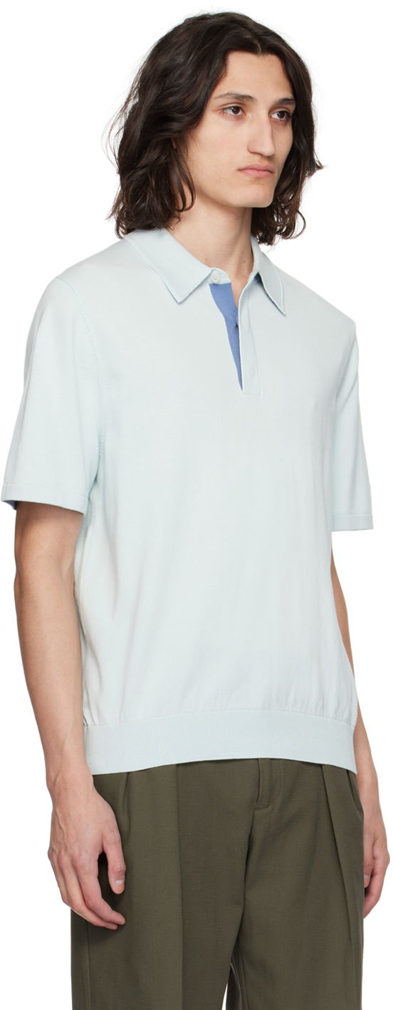 Polo tričko Paul Smith Paul Smith Spread Collar Polo Modrá | M1R-627Y-M02308-40, 1