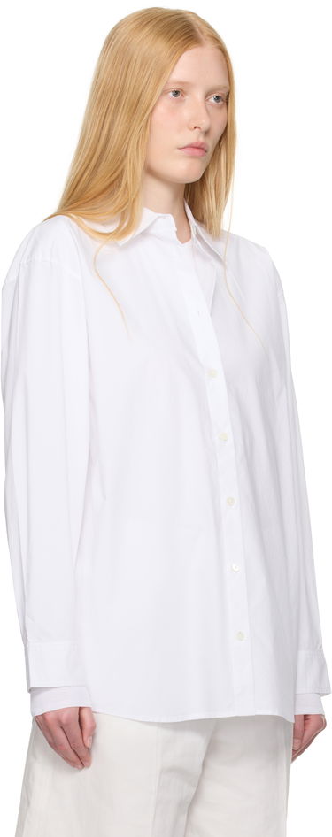 Košeľa TOTEME TOTEME Classic Tumbled Button-Down Shirt Čierna | 252-WRT0480-FB0415, 4