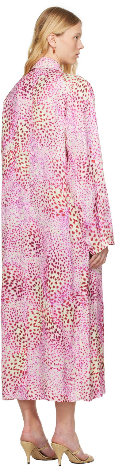 Šaty Dries Van Noten Dries Van Noten Printed Jacquard Mac Coat Ružová | 251-010203-1038, 2