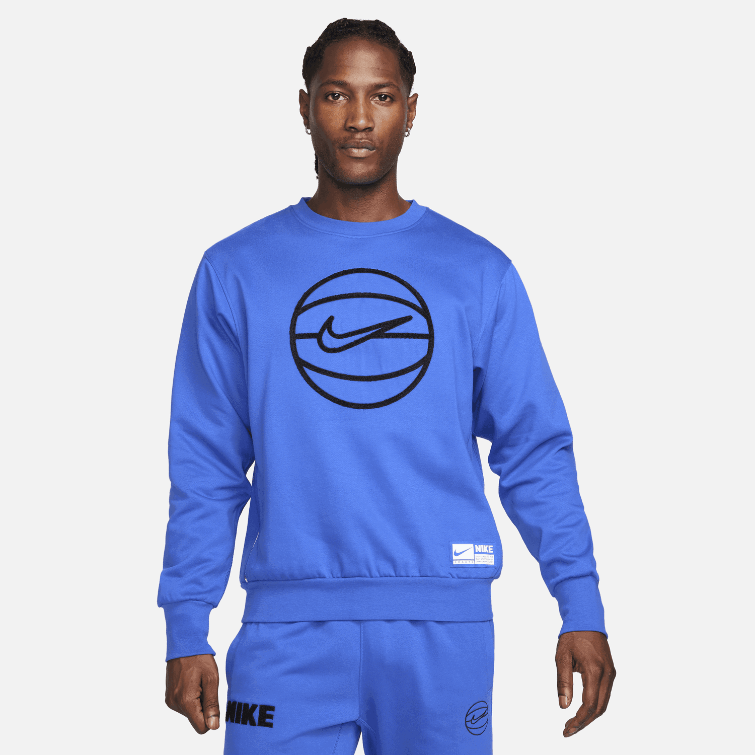 Mikina Nike Dri-FIT Standard Issue Modrá | FB7121-480, 0