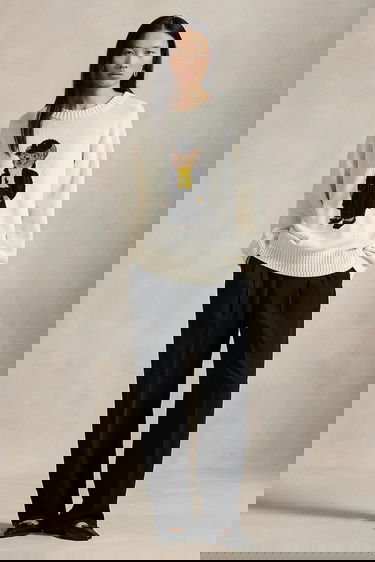 Sveter Polo by Ralph Lauren Polo Bear Sweater Biela | 211978310, 2