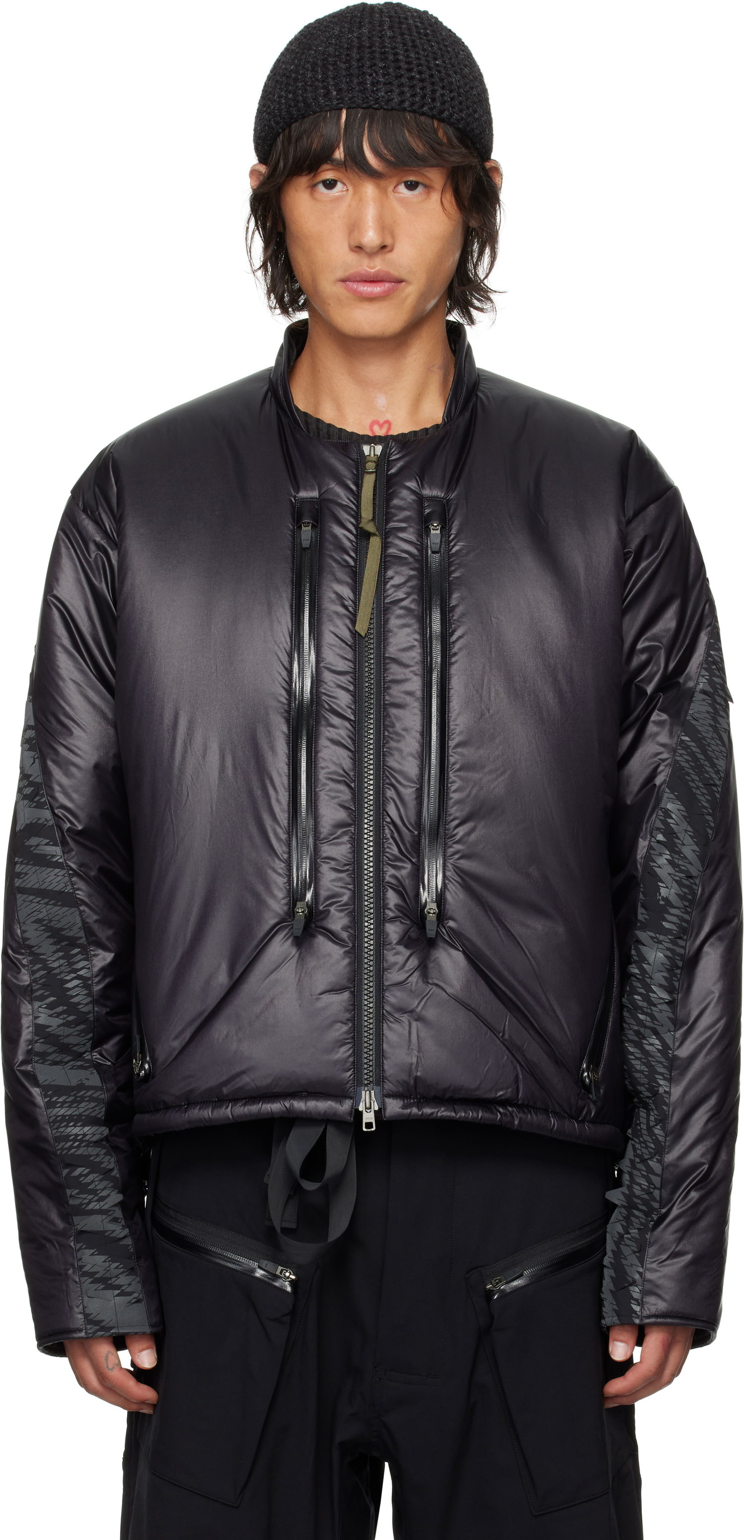 Prešívaná bunda Acronym ACRONYM J14-PX Bomber Jacket Čierna | J14-PX, 0