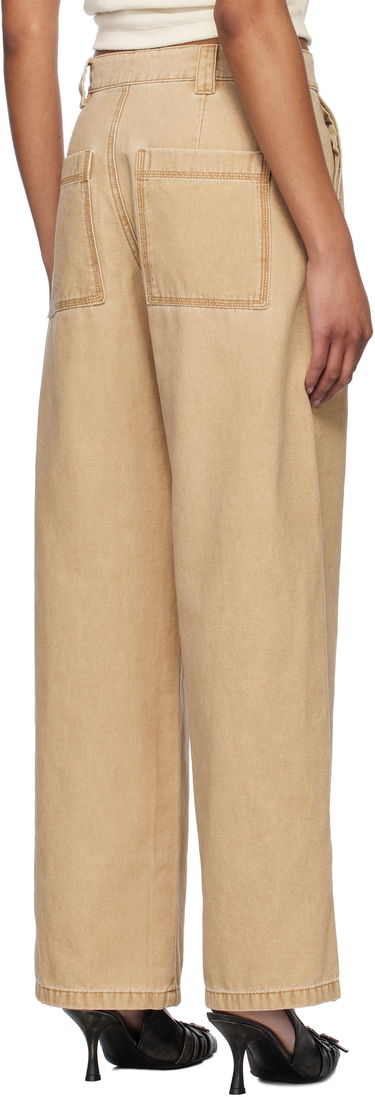 Nohavice We11done We11done Work Trousers Béžová | WD-PT0-25-288-W-BG, 2