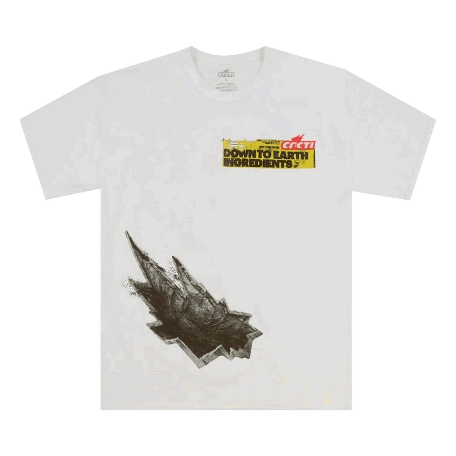 Tričko Cactus Jack by Travis Scott Brace For Impact Tee Biela | CACT SS13 WHIT, 0